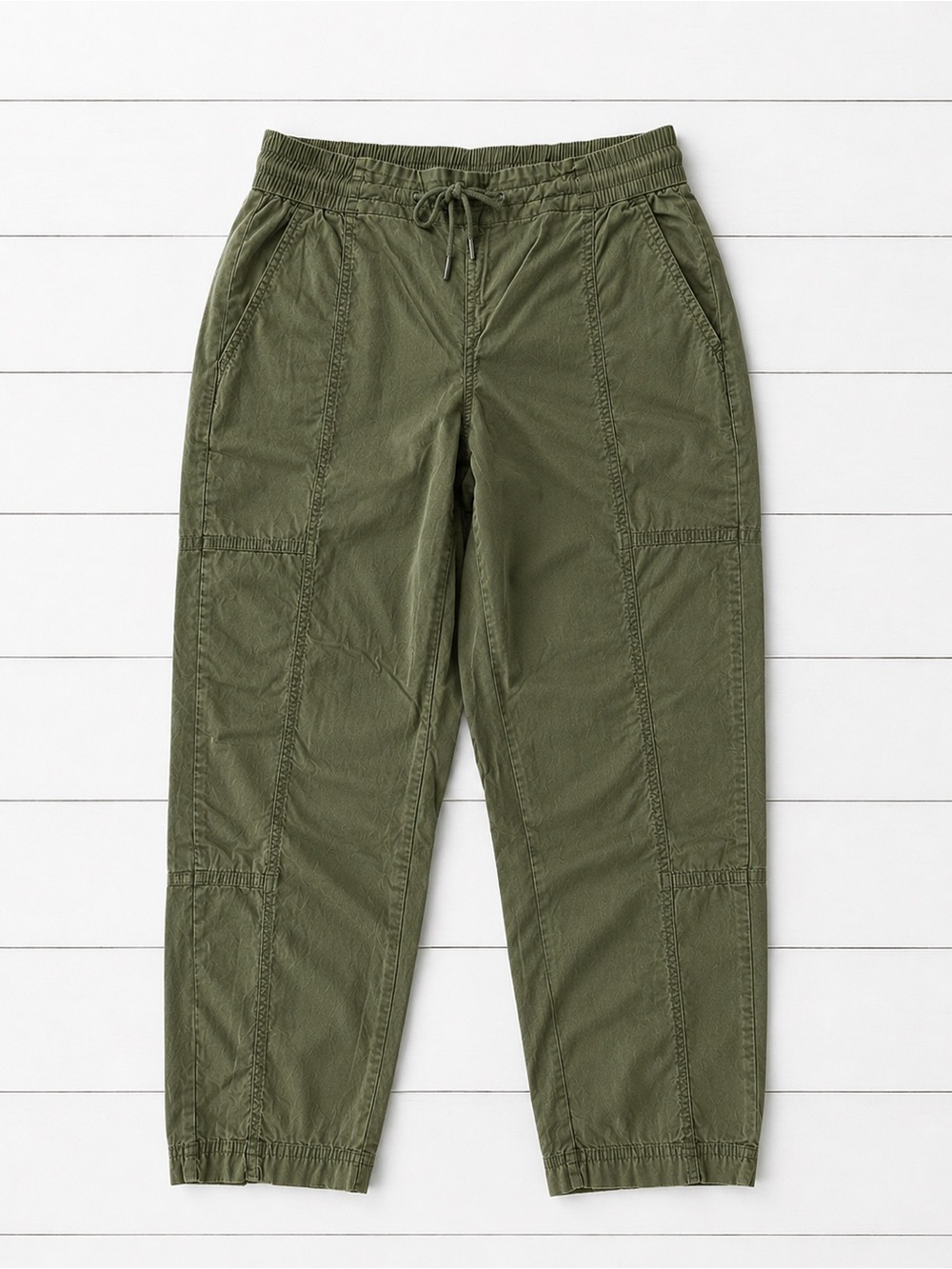 Reitmans 98% Cotton Olive Utility Pants — Size 10 - Picture 3 of 5